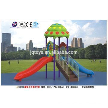 B0684kindergarten furniture New Kids Outdoor Plastic Playground slide Equipment Design